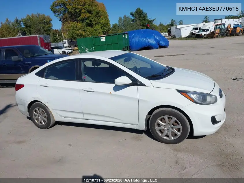 2014 HYUNDAI ACCENT VIN KMHCT4AE3EU770615 — фото 13