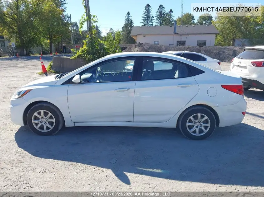 2014 HYUNDAI ACCENT VIN KMHCT4AE3EU770615 — фото 14