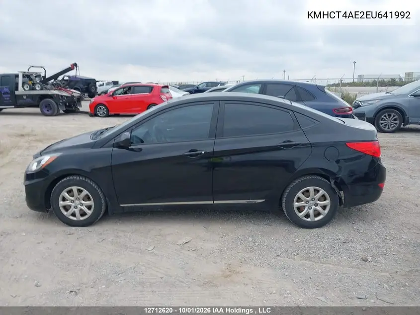 2014 HYUNDAI ACCENT VIN KMHCT4AE2EU641992 — фото 14