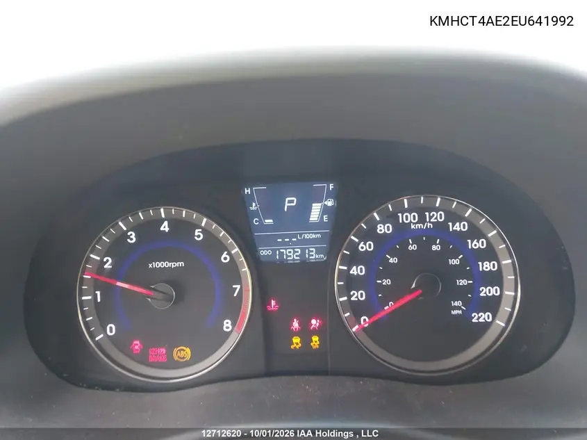 2014 HYUNDAI ACCENT VIN KMHCT4AE2EU641992 — фото 7