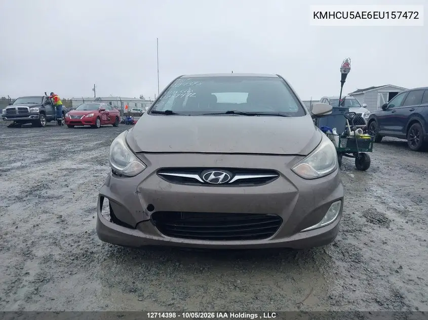 2014 HYUNDAI ACCENT VIN KMHCU5AE6EU157472 — фото 13