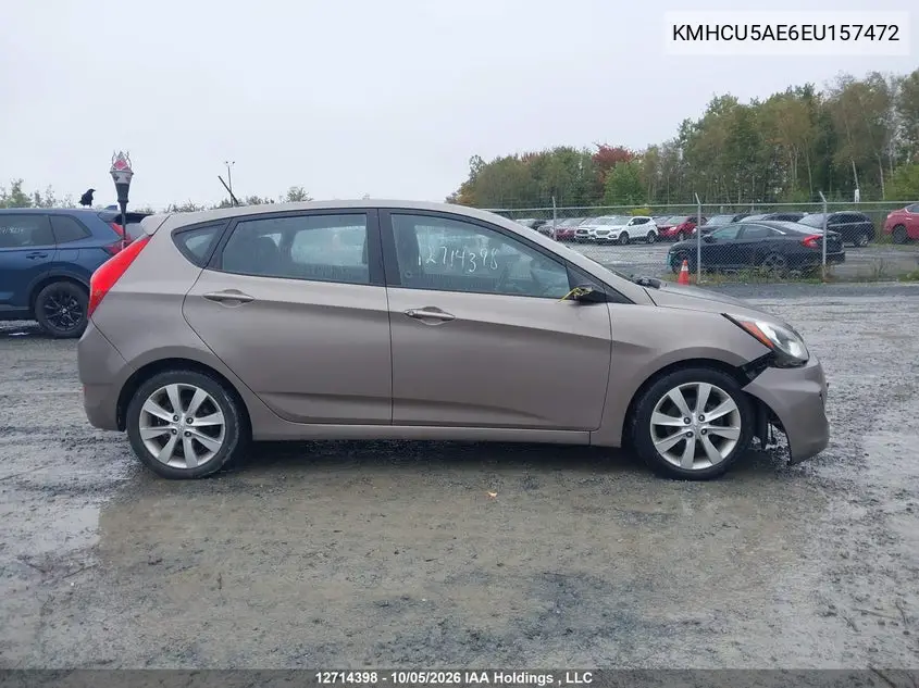 2014 HYUNDAI ACCENT VIN KMHCU5AE6EU157472 — фото 14
