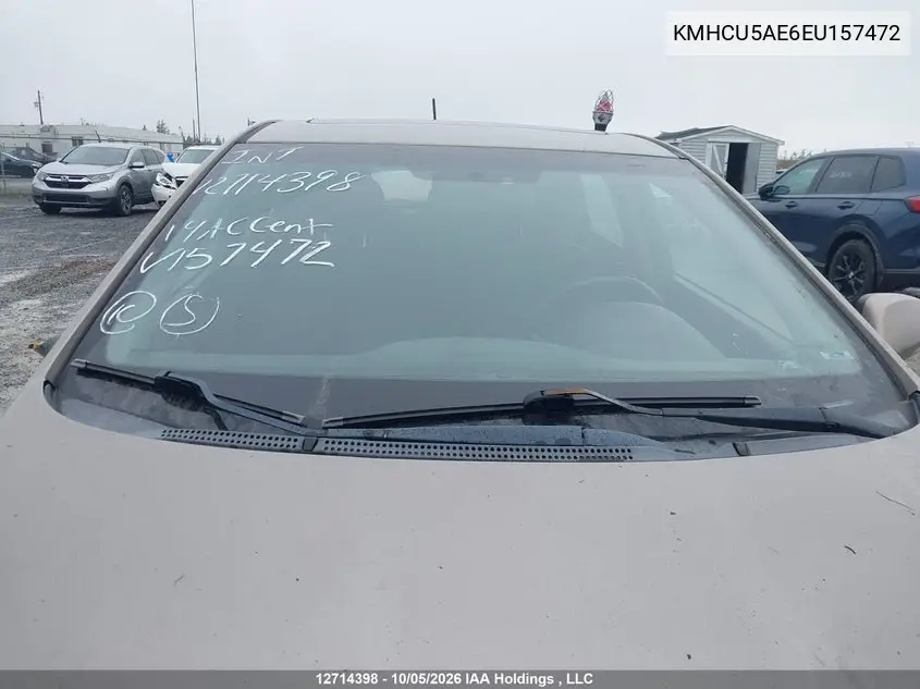 2014 HYUNDAI ACCENT VIN KMHCU5AE6EU157472 — фото 18
