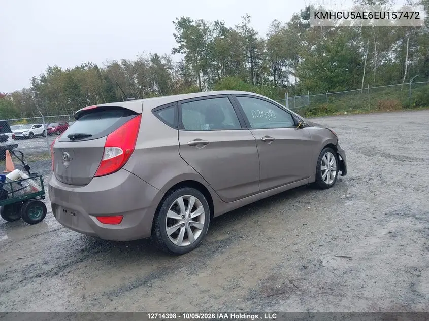 2014 HYUNDAI ACCENT VIN KMHCU5AE6EU157472 — фото 4