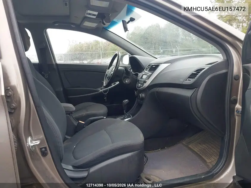 2014 HYUNDAI ACCENT VIN KMHCU5AE6EU157472 — фото 5
