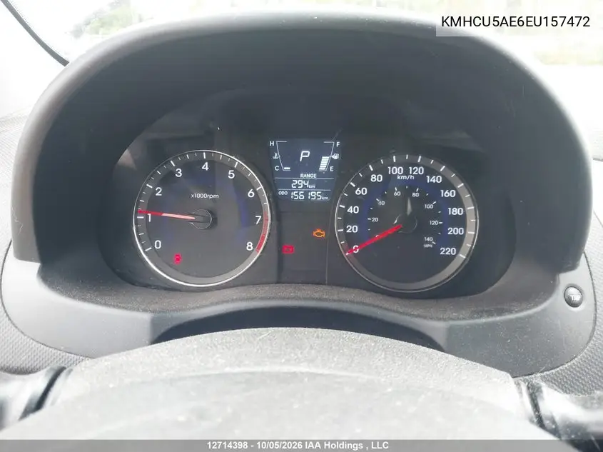 2014 HYUNDAI ACCENT VIN KMHCU5AE6EU157472 — фото 7