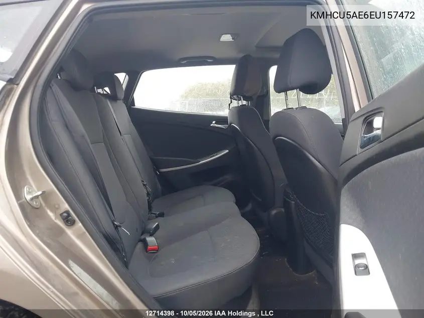 2014 HYUNDAI ACCENT VIN KMHCU5AE6EU157472 — фото 8
