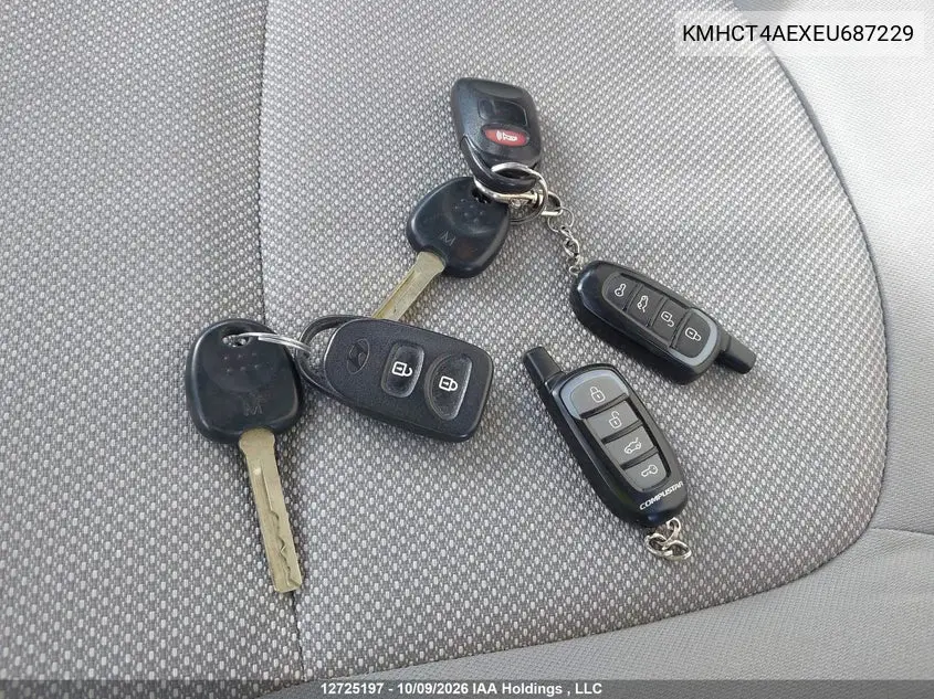 2014 HYUNDAI ACCENT VIN KMHCT4AEXEU687229 — фото 11
