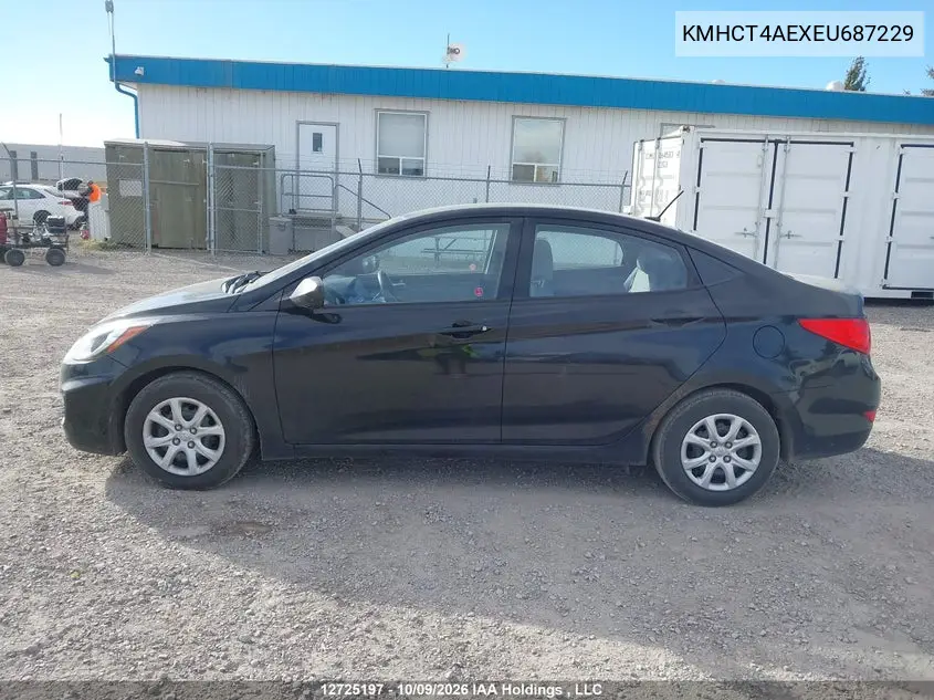 2014 HYUNDAI ACCENT VIN KMHCT4AEXEU687229 — фото 14