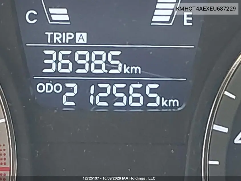 2014 HYUNDAI ACCENT VIN KMHCT4AEXEU687229 — фото 15