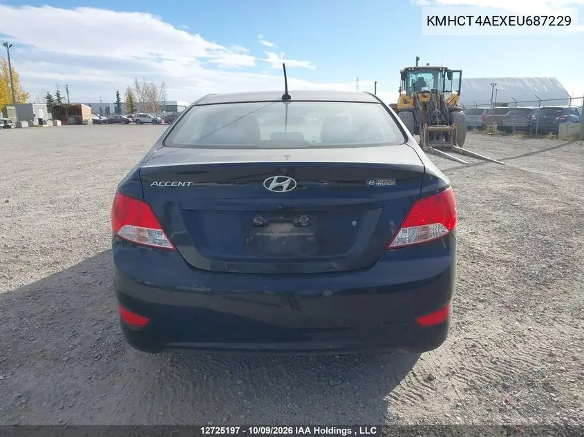 2014 HYUNDAI ACCENT VIN KMHCT4AEXEU687229 — фото 16