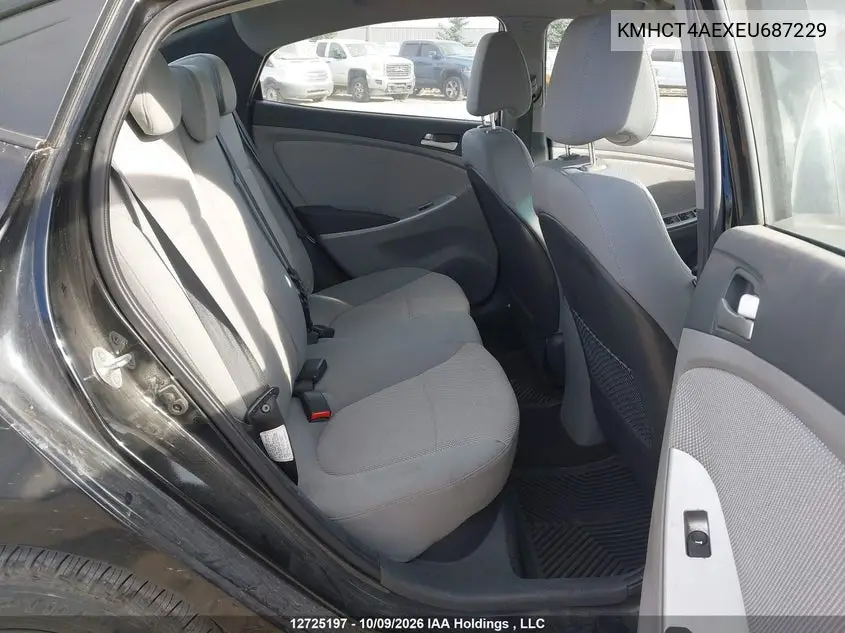 2014 HYUNDAI ACCENT VIN KMHCT4AEXEU687229 — фото 8