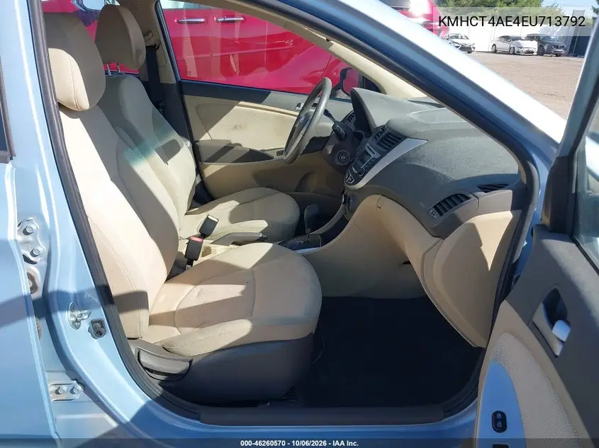 2014 HYUNDAI ACCENT VIN KMHCT4AE4EU713792 — фото 5