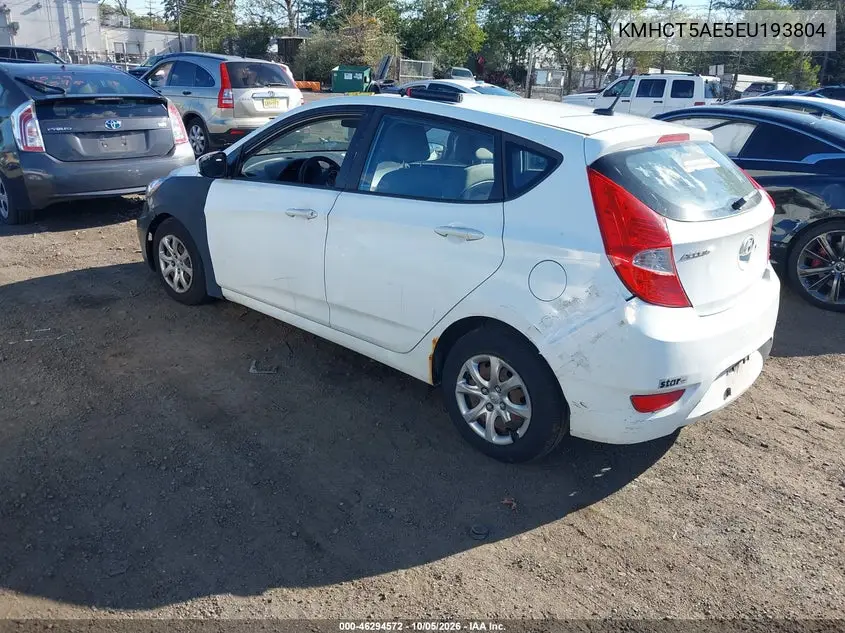 2014 HYUNDAI ACCENT VIN KMHCT5AE5EU193804 — фото 3