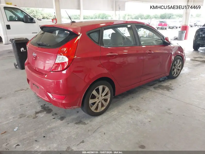 2014 HYUNDAI ACCENT VIN KMHCU5AE3EU174469 — фото 4