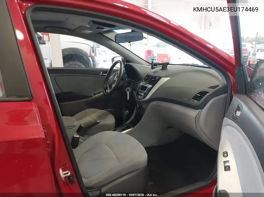 2014 HYUNDAI ACCENT VIN KMHCU5AE3EU174469 — фото 5