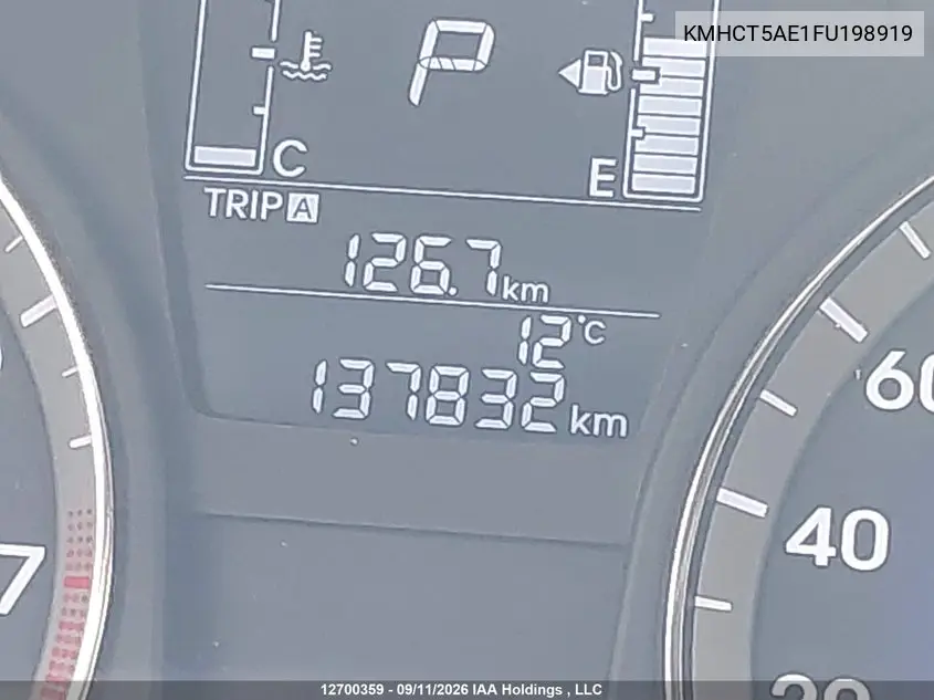 2015 HYUNDAI ACCENT VIN KMHCT5AE1FU198919 — фото 15