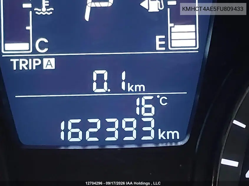 2015 HYUNDAI ACCENT VIN KMHCT4AE5FU809433 — фото 14