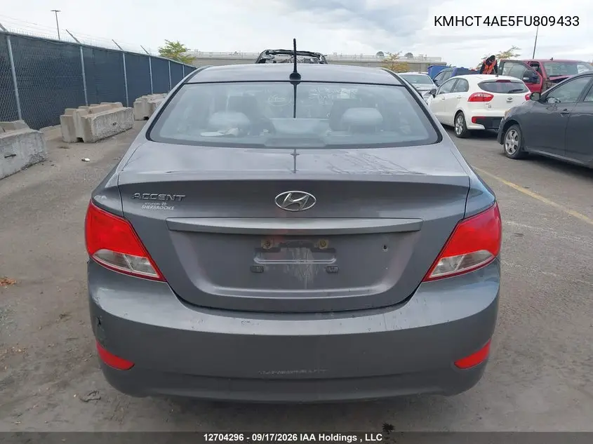 2015 HYUNDAI ACCENT VIN KMHCT4AE5FU809433 — фото 15