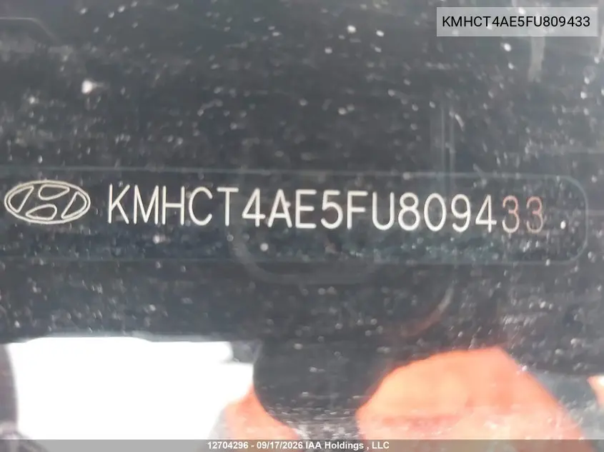 2015 HYUNDAI ACCENT VIN KMHCT4AE5FU809433 — фото 18