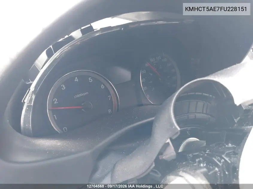 2015 HYUNDAI ACCENT VIN KMHCT5AE7FU228151 — фото 7