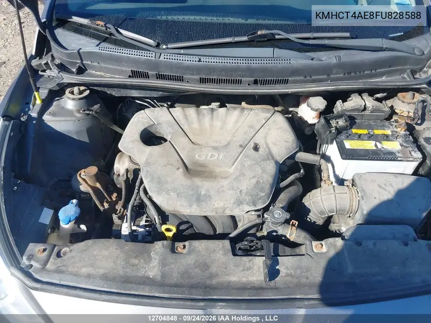 2015 HYUNDAI ACCENT VIN KMHCT4AE8FU828588 — фото 10