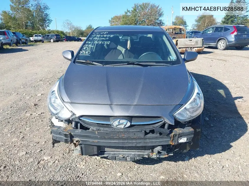 2015 HYUNDAI ACCENT VIN KMHCT4AE8FU828588 — фото 13