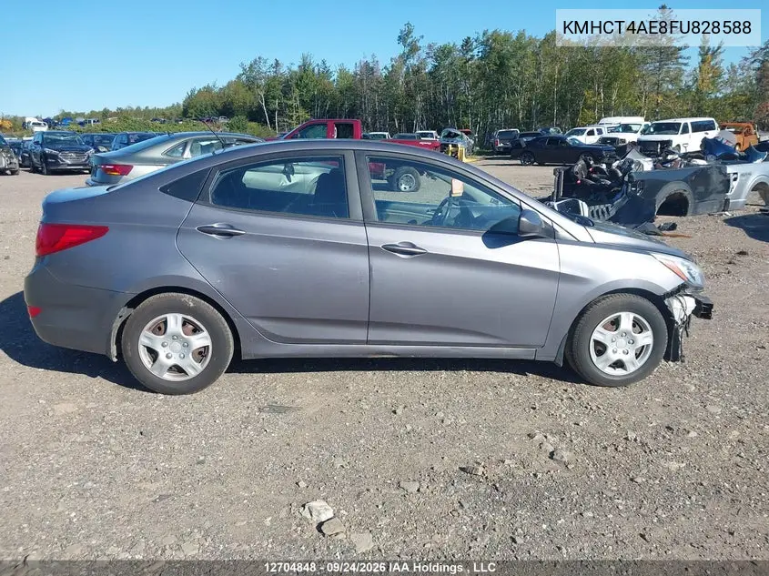 2015 HYUNDAI ACCENT VIN KMHCT4AE8FU828588 — фото 14