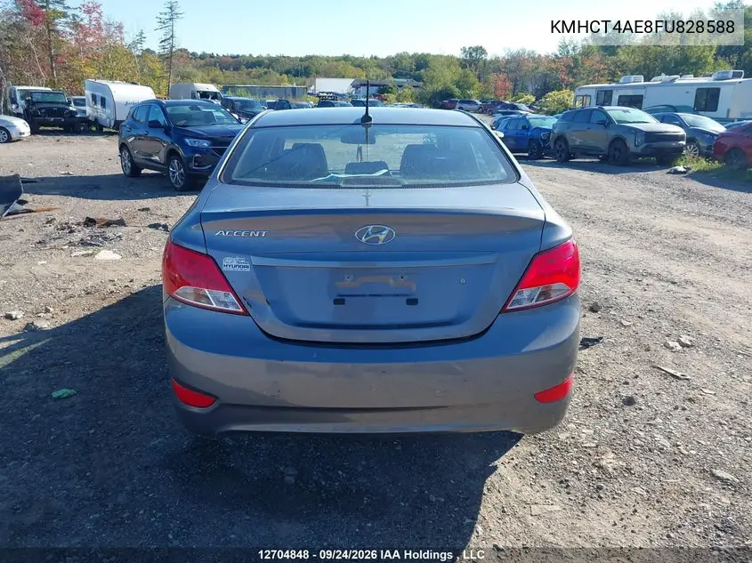 2015 HYUNDAI ACCENT VIN KMHCT4AE8FU828588 — фото 17
