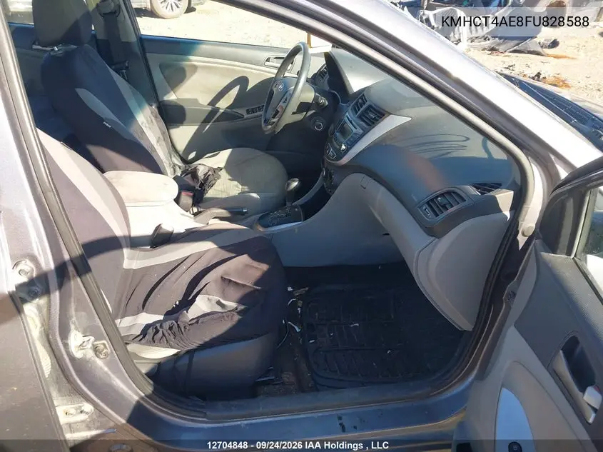 2015 HYUNDAI ACCENT VIN KMHCT4AE8FU828588 — фото 5