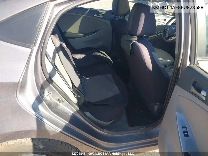 2015 HYUNDAI ACCENT VIN KMHCT4AE8FU828588 — фото 8