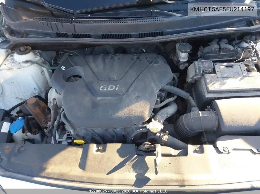 2015 HYUNDAI ACCENT VIN KMHCT5AE5FU214197 — фото 10