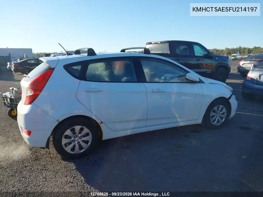 2015 HYUNDAI ACCENT VIN KMHCT5AE5FU214197 — фото 13