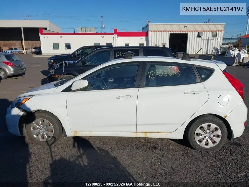 2015 HYUNDAI ACCENT VIN KMHCT5AE5FU214197 — фото 14