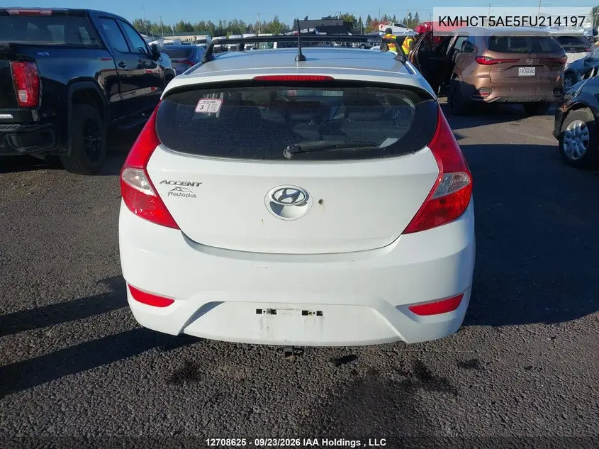 2015 HYUNDAI ACCENT VIN KMHCT5AE5FU214197 — фото 16