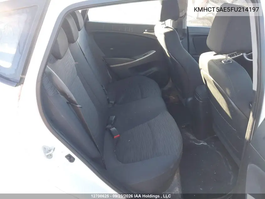 2015 HYUNDAI ACCENT VIN KMHCT5AE5FU214197 — фото 8