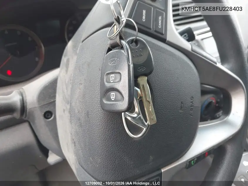 2015 HYUNDAI ACCENT VIN KMHCT5AE8FU228403 — фото 11