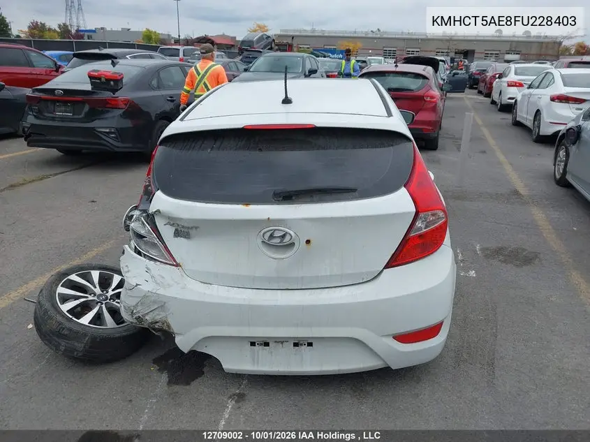 2015 HYUNDAI ACCENT VIN KMHCT5AE8FU228403 — фото 17