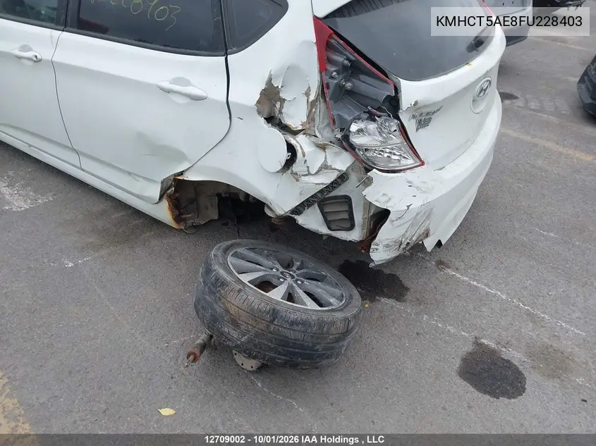 2015 HYUNDAI ACCENT VIN KMHCT5AE8FU228403 — фото 6