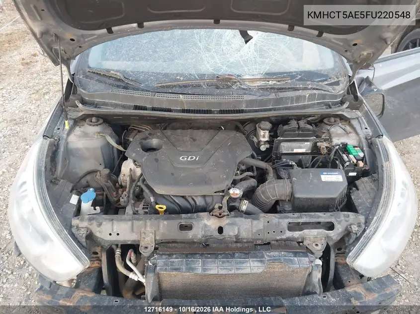 2015 HYUNDAI ACCENT VIN KMHCT5AE5FU220548 — фото 10