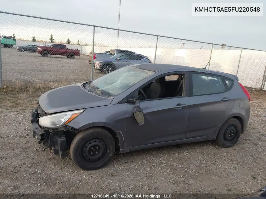 2015 HYUNDAI ACCENT VIN KMHCT5AE5FU220548 — фото 13