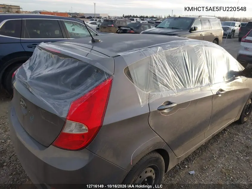 2015 HYUNDAI ACCENT VIN KMHCT5AE5FU220548 — фото 20