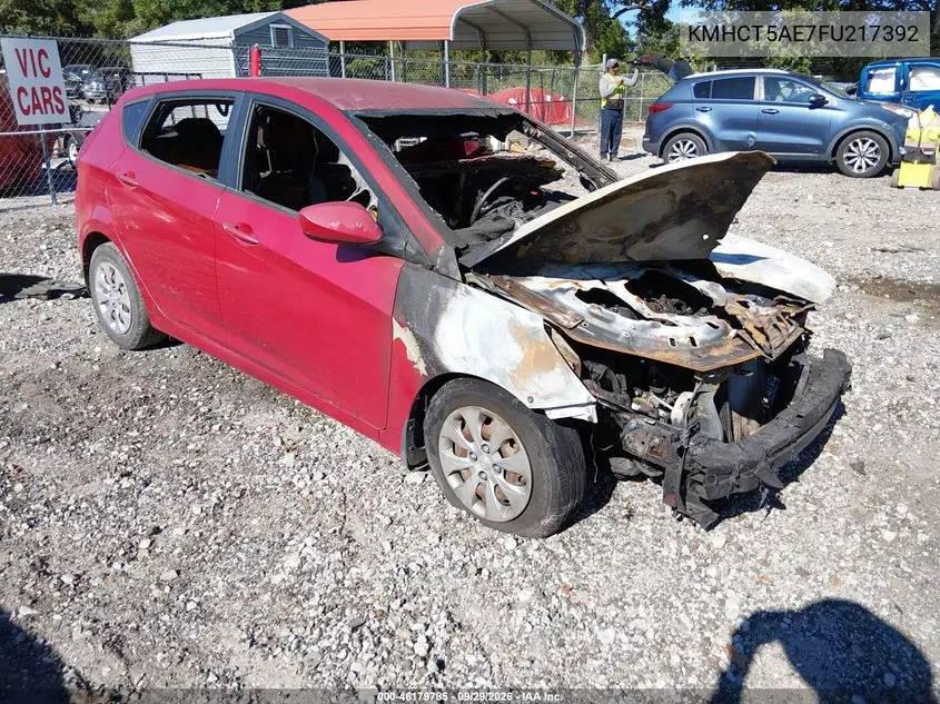 HYUNDAI ACCENT 2015, VIN KMHCT5AE7FU217392