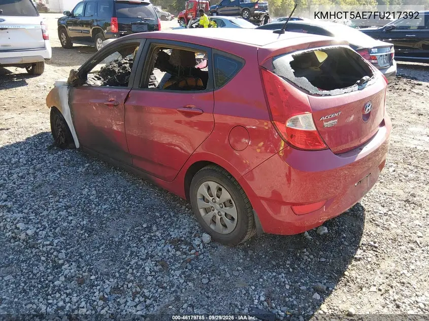 2015 HYUNDAI ACCENT VIN KMHCT5AE7FU217392 — фото 3