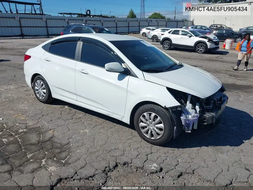 HYUNDAI ACCENT 2015, VIN KMHCT4AE5FU905434