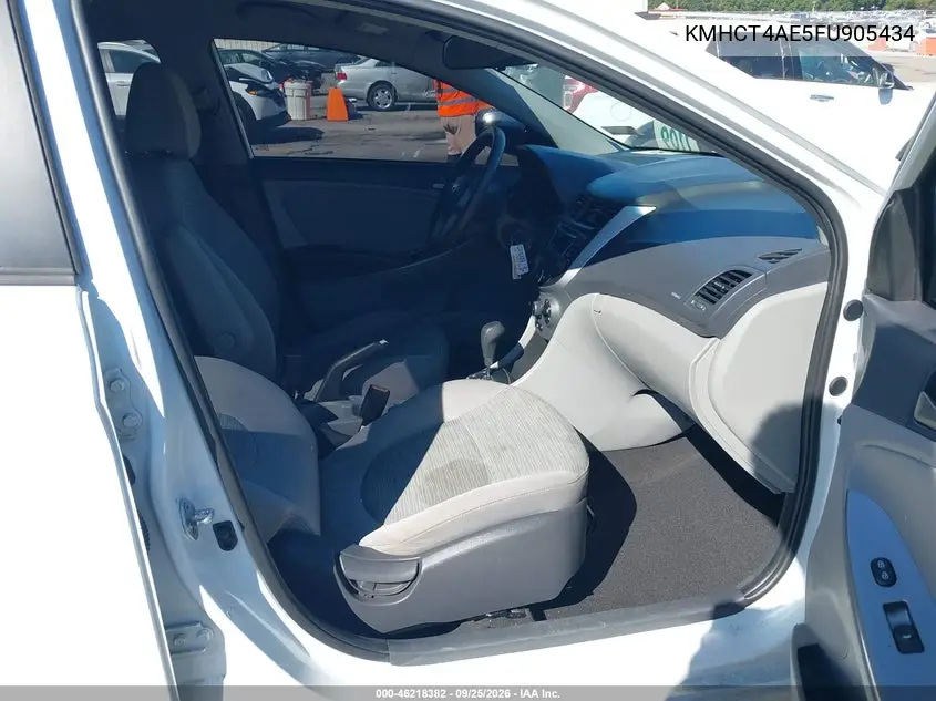 2015 HYUNDAI ACCENT VIN KMHCT4AE5FU905434 — фото 5