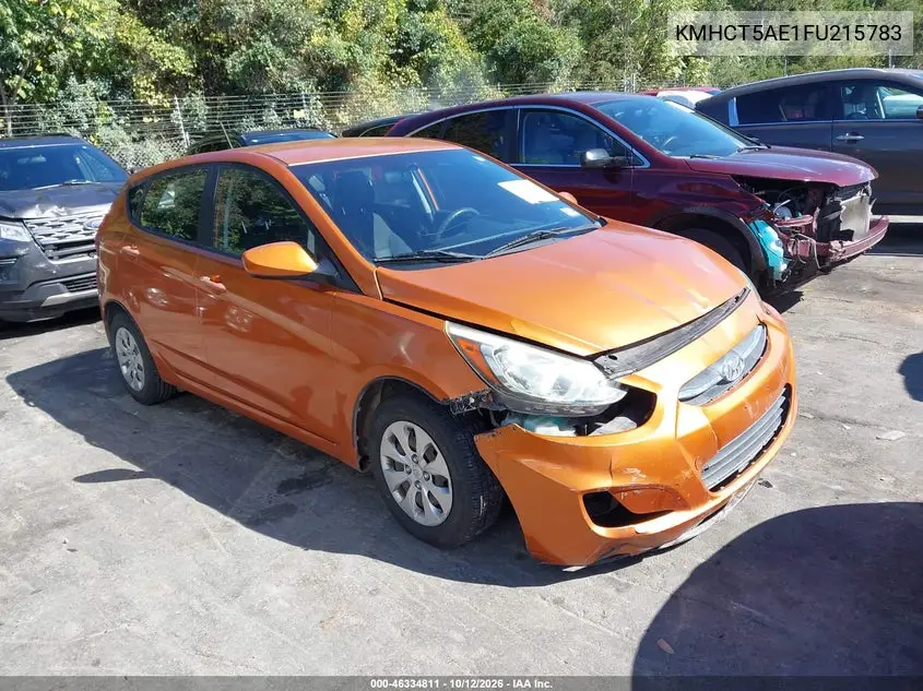 HYUNDAI ACCENT 2015, VIN KMHCT5AE1FU215783
