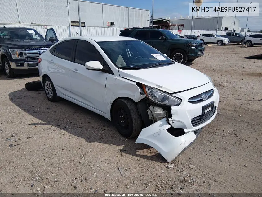 HYUNDAI ACCENT 2015, VIN KMHCT4AE9FU827417