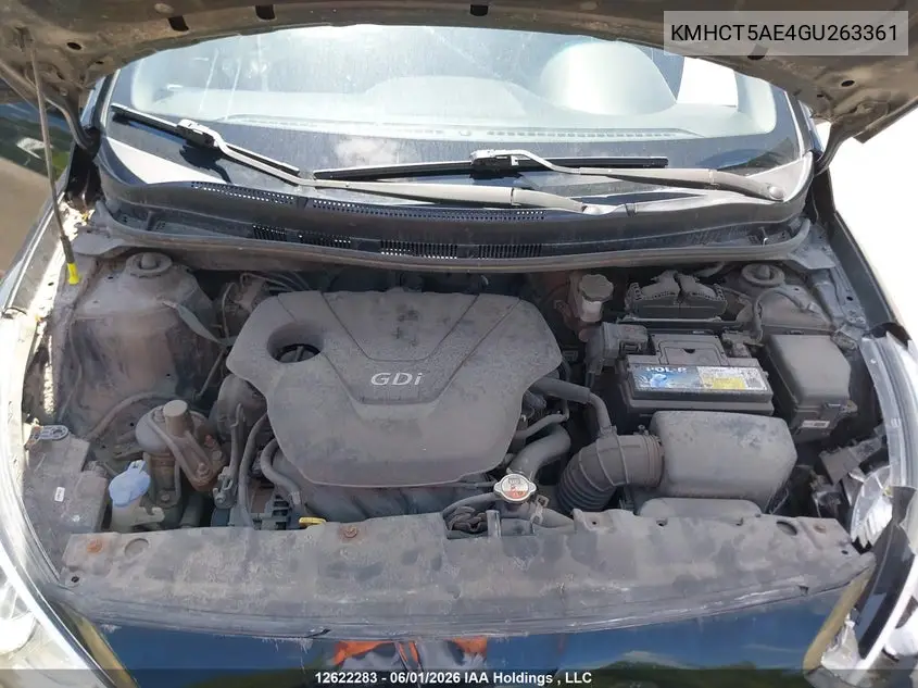 2016 HYUNDAI ACCENT VIN KMHCT5AE4GU263361 — фото 10
