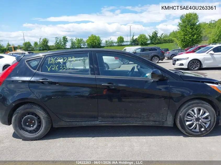 2016 HYUNDAI ACCENT VIN KMHCT5AE4GU263361 — фото 13